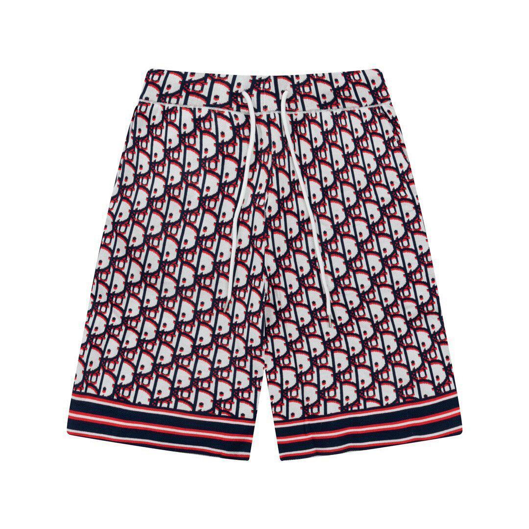Dior Knit Basketball Shorts 'Red' - Banlieue91