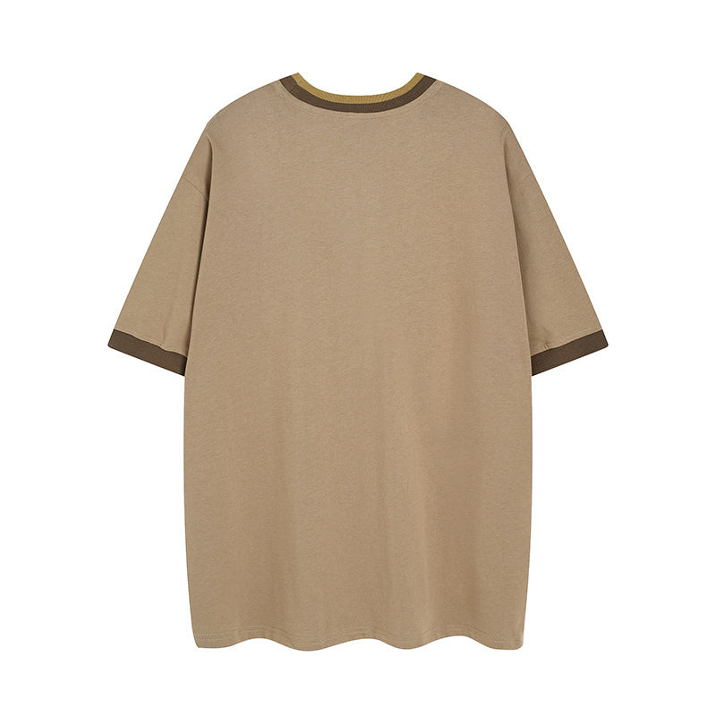 Gucci T-Shirt Without Collar 'Black' showcasing the minimalist design and iconic logo, perfect for casual wear.