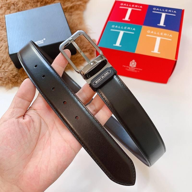 Mont Blanc Men's Belt 'Black' - Banlieue91