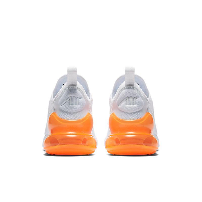 Nike Air Max 270 'White Pack (Total Orange)' - Banlieue91