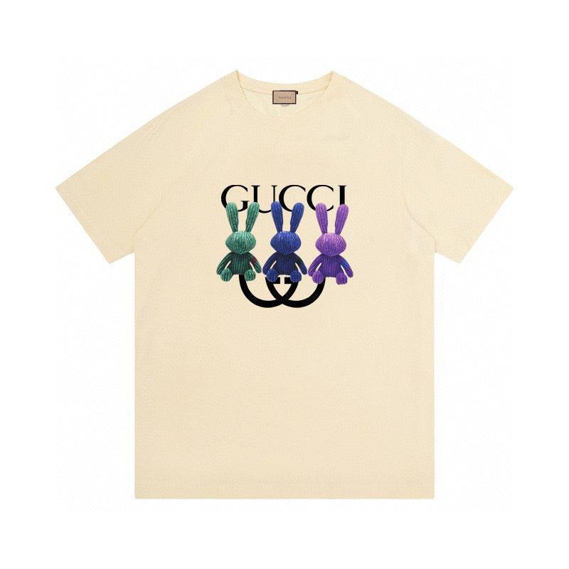 Gucci T-Shirt Without Collar 'Beige' - Banlieue91