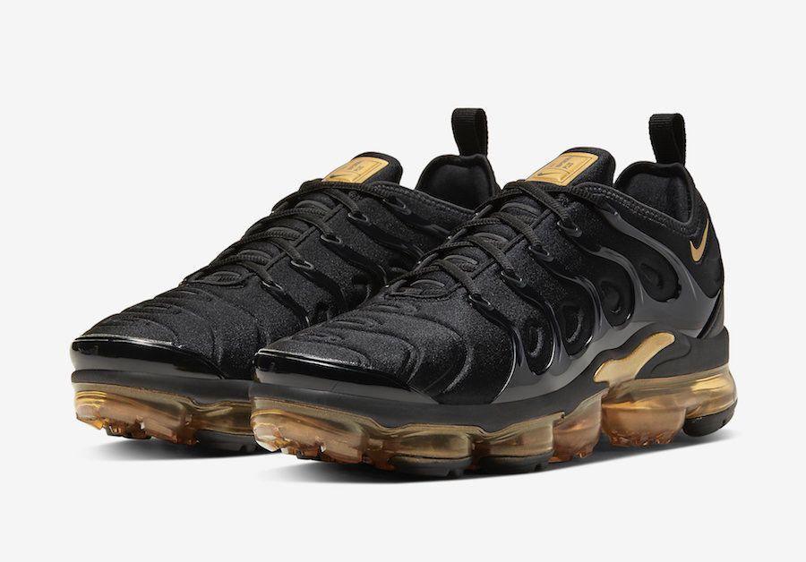 Nike Air VaporMax Plus 'Black Metallic Gold' - Banlieue91