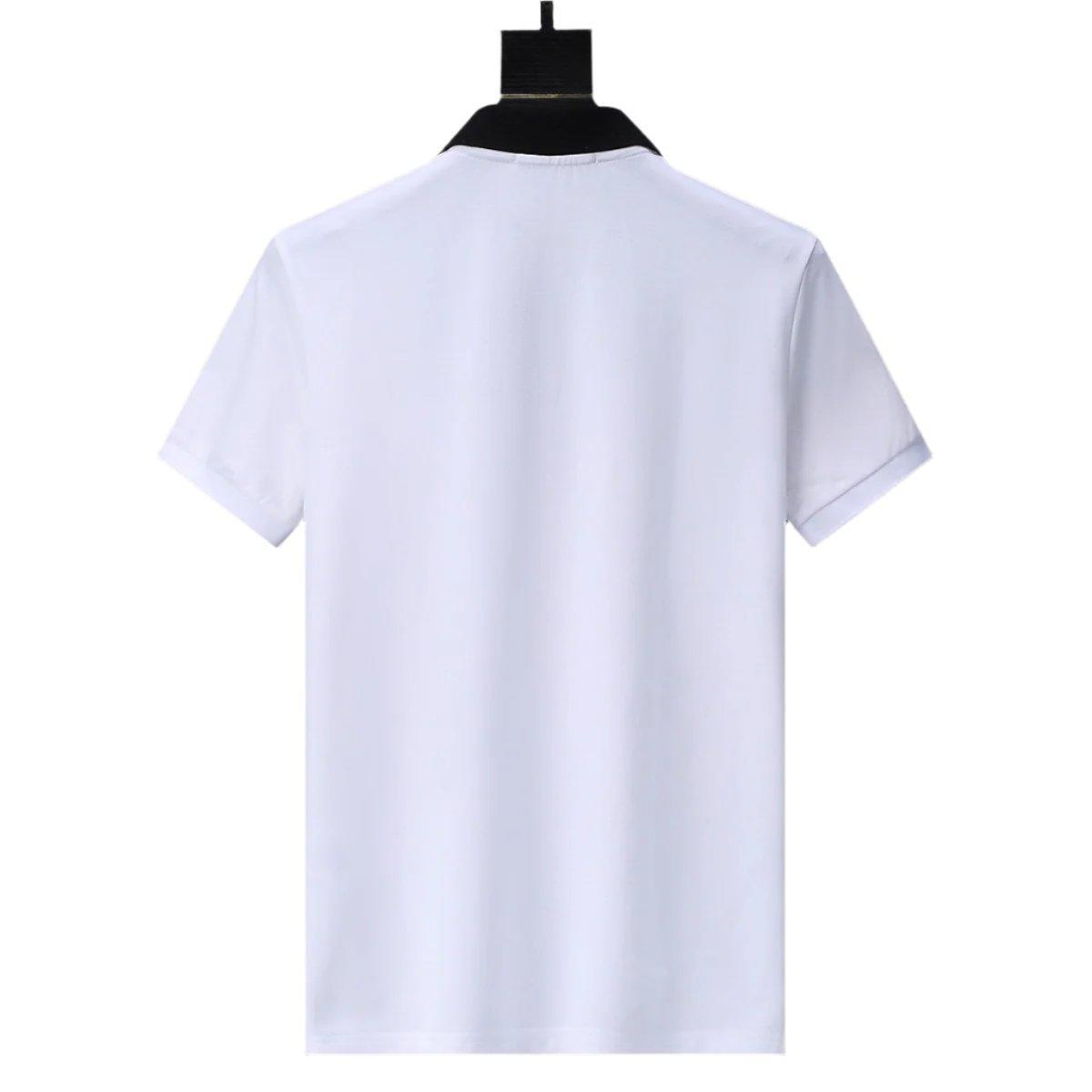 Louis Vuitton White T-Shirt with Collar - Banlieue91