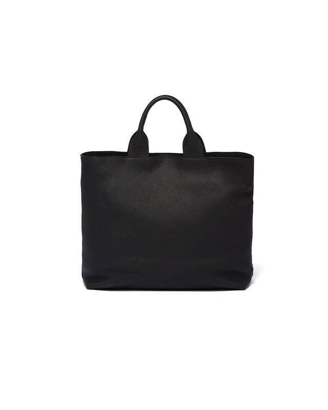 Prada logo-embossed leather tote bag - Banlieue91