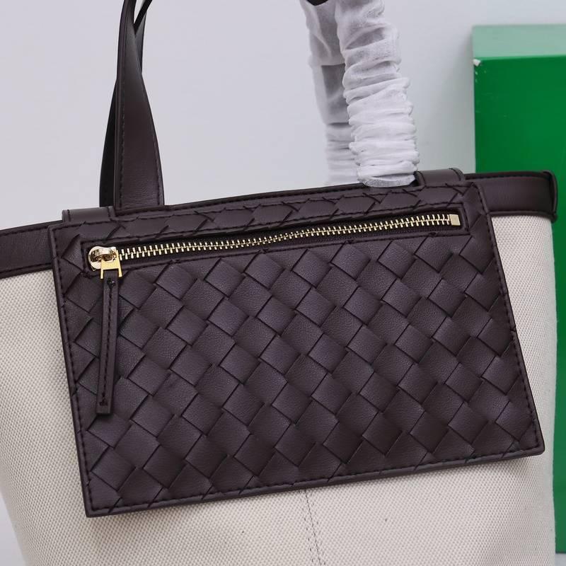 Bottega Veneta Flip Pouch Canvas Tote Bag - Banlieue91