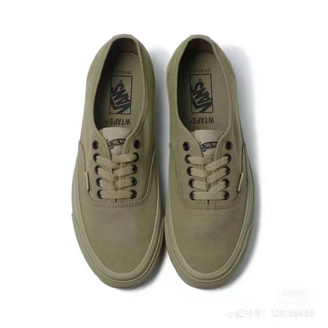 Vans Vault OG Authentic OG LX WTAPS Olive Drab - Banlieue91 -