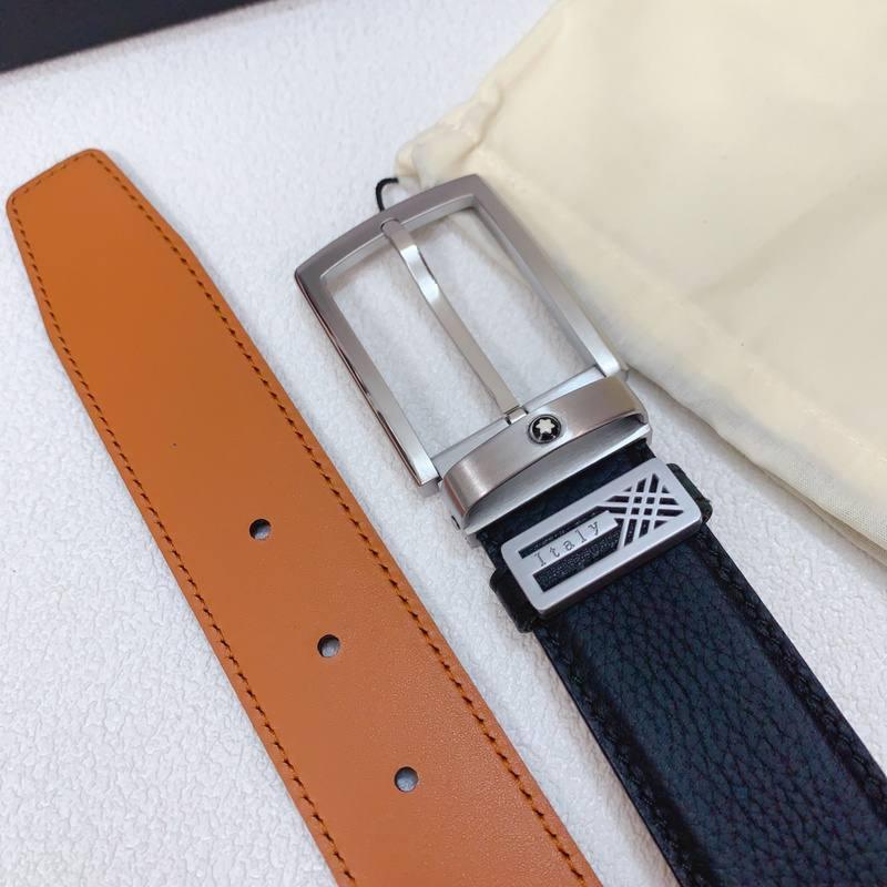 Mont Blanc Reversible Men's Belt 'Black/Brown' - Banlieue91