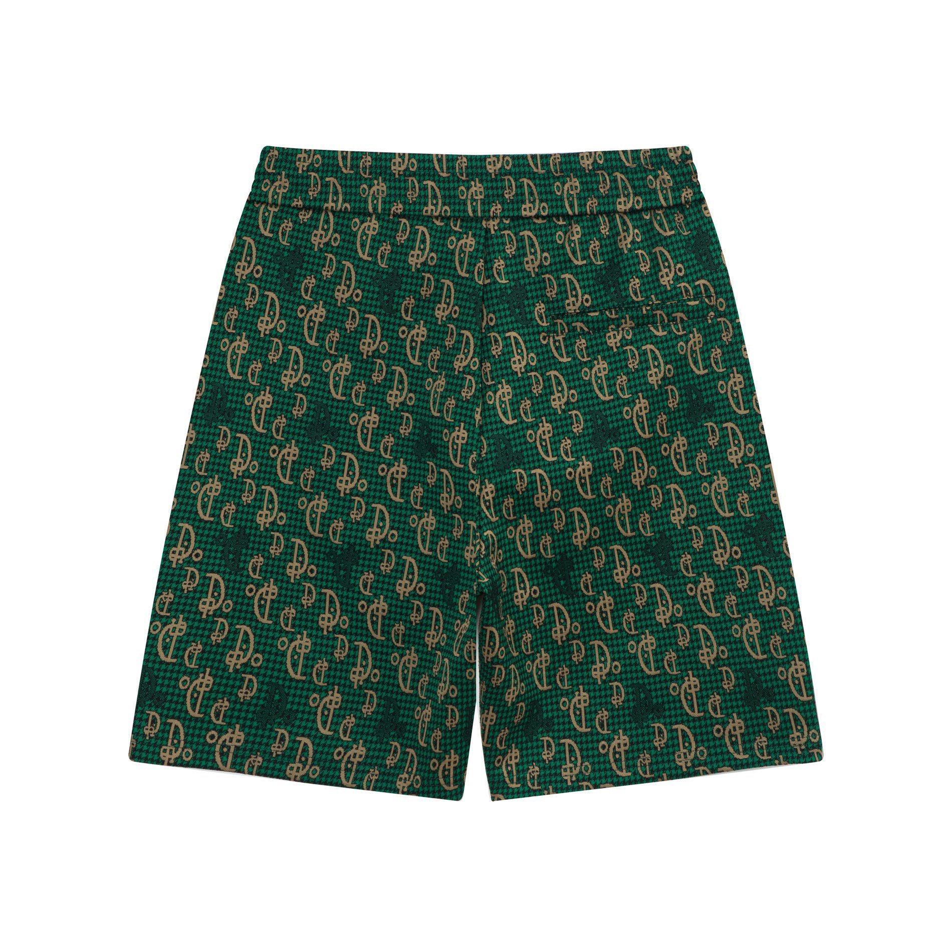 Dior Knit Basketball Shorts 'Green' - Banlieue91
