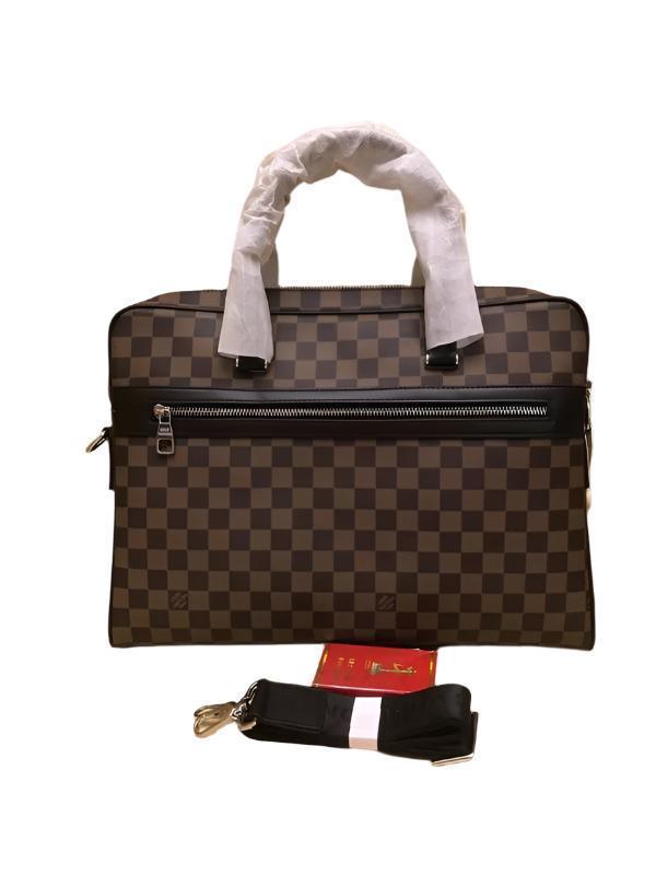 Louis Vuitton Brown Monogram Giant Empreinte Leather Onthego MM Men Bag - Banlieue91