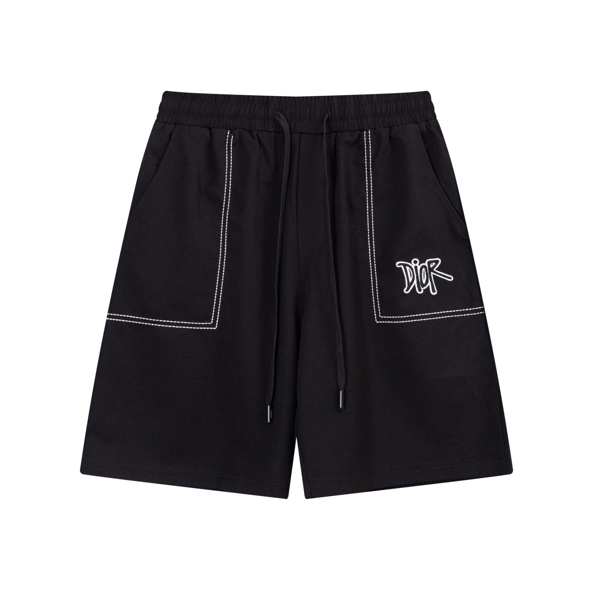 Dior Knit Basketball Shorts 'Black' - Banlieue91