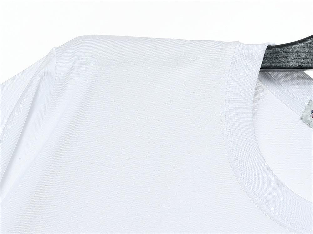 Moncler T-Shirt Without Collar 'White' - Banlieue91