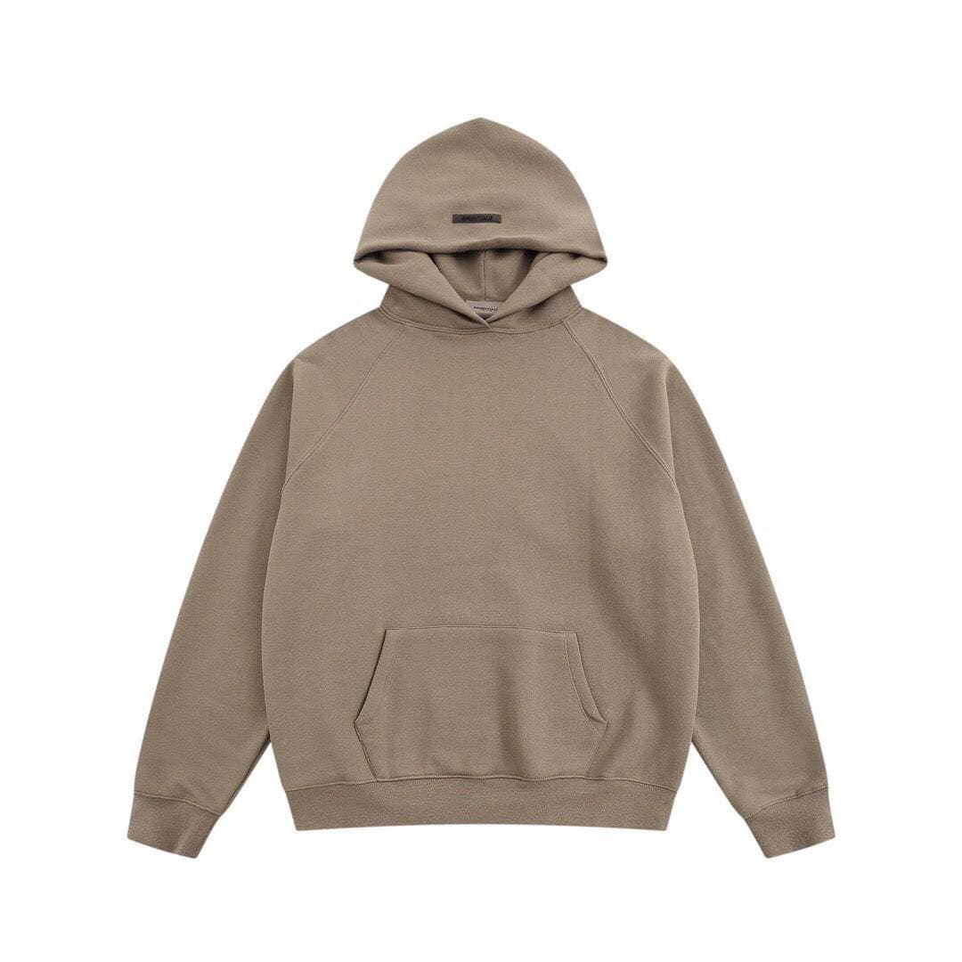 Fear of God Essentials Pull-Over Hoodie 'Beige' | Banlieue91