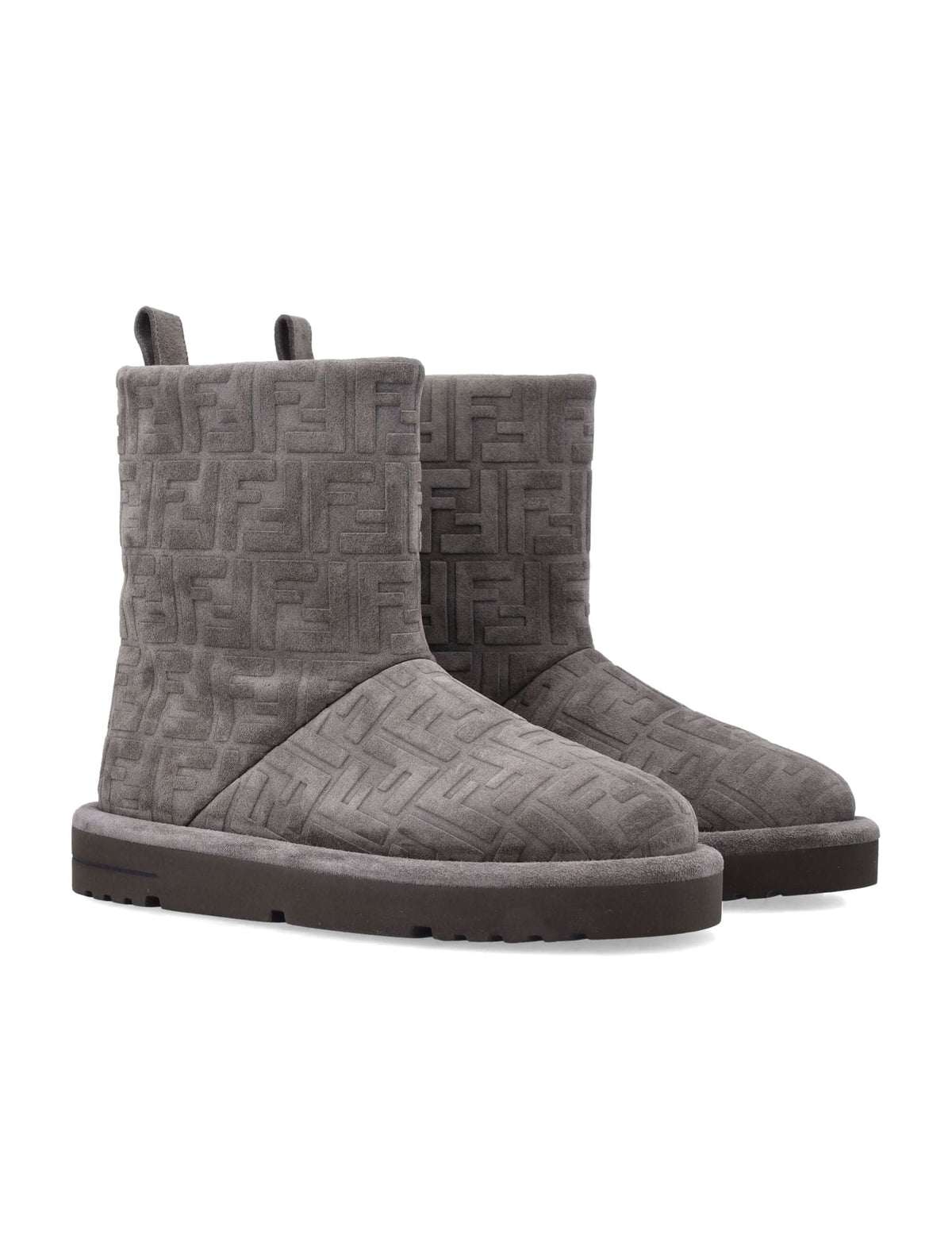 FENDI Chic Embossed Suede Boots | Banlieue91