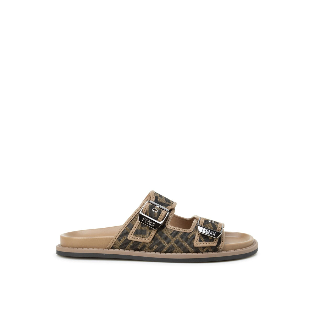 Fendi Ff Flat Sandals | Banlieue91