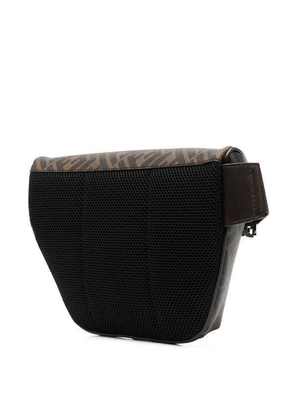 Fendi logo-print leather belt bag - Banlieue91