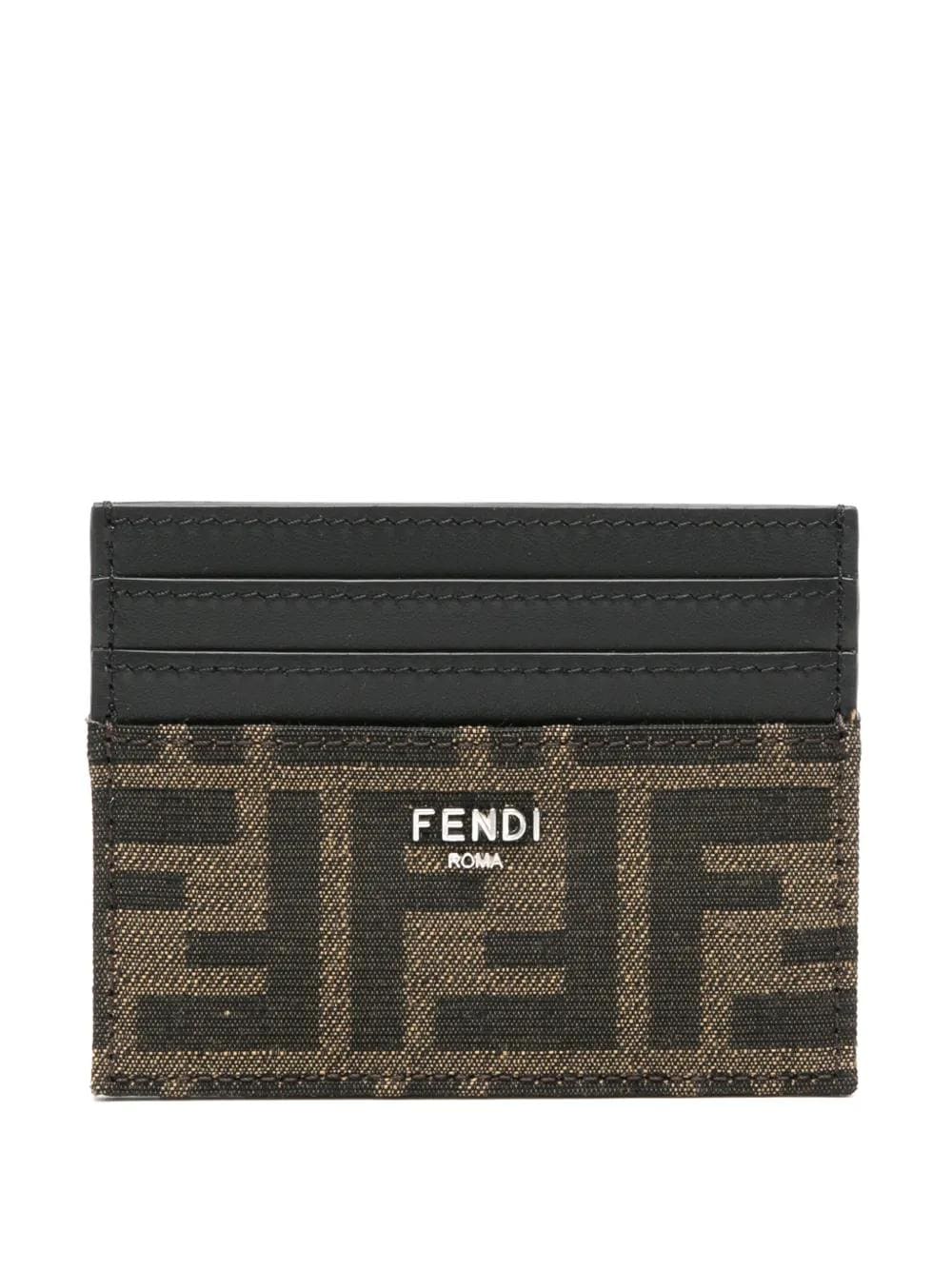FENDI Mini Jacquard Card Holder - FW25 | Banlieue91