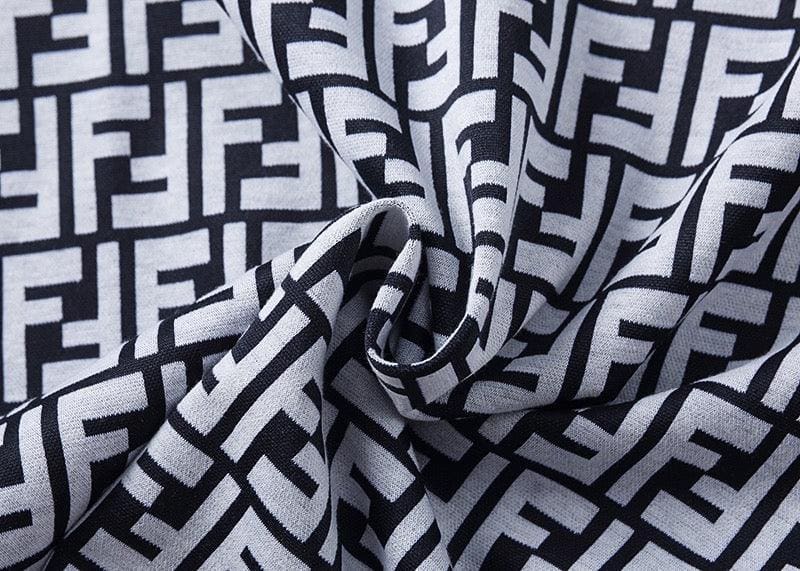 Fendi Navy T-Shirt With Collar | Banlieue91