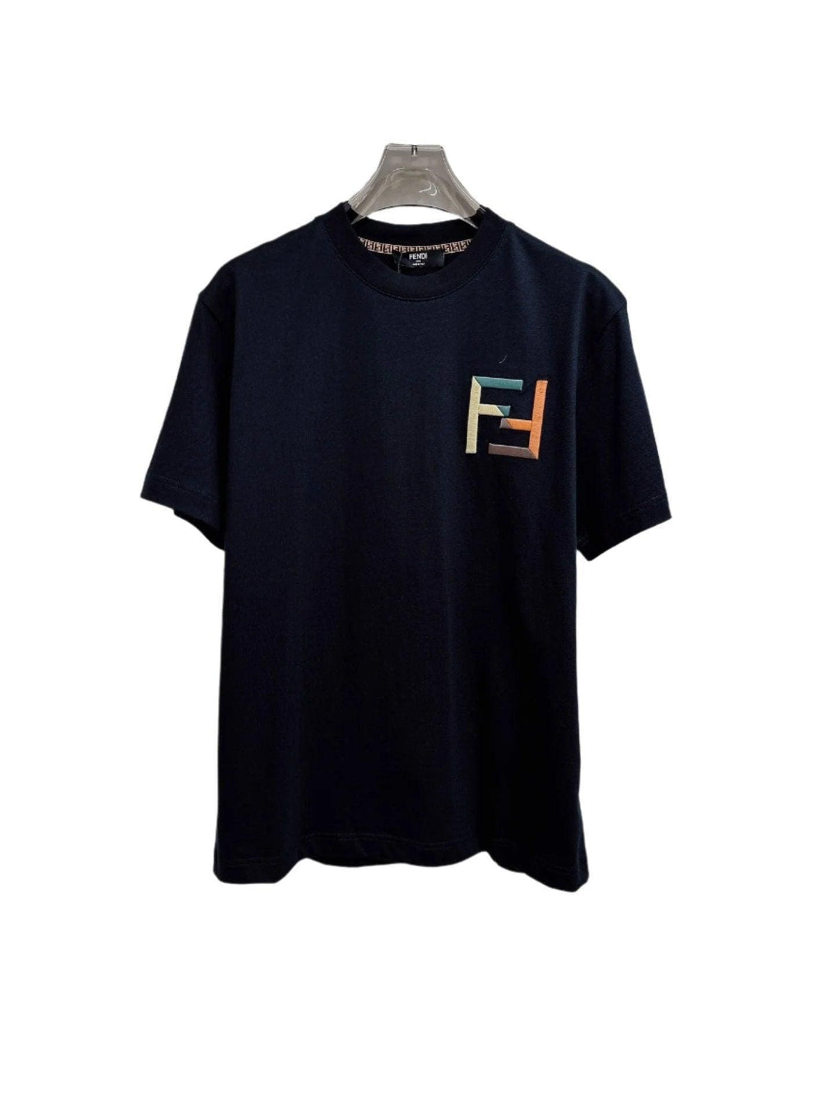 Fendi T-Shirt without Collar 'Black' | Banlieue91