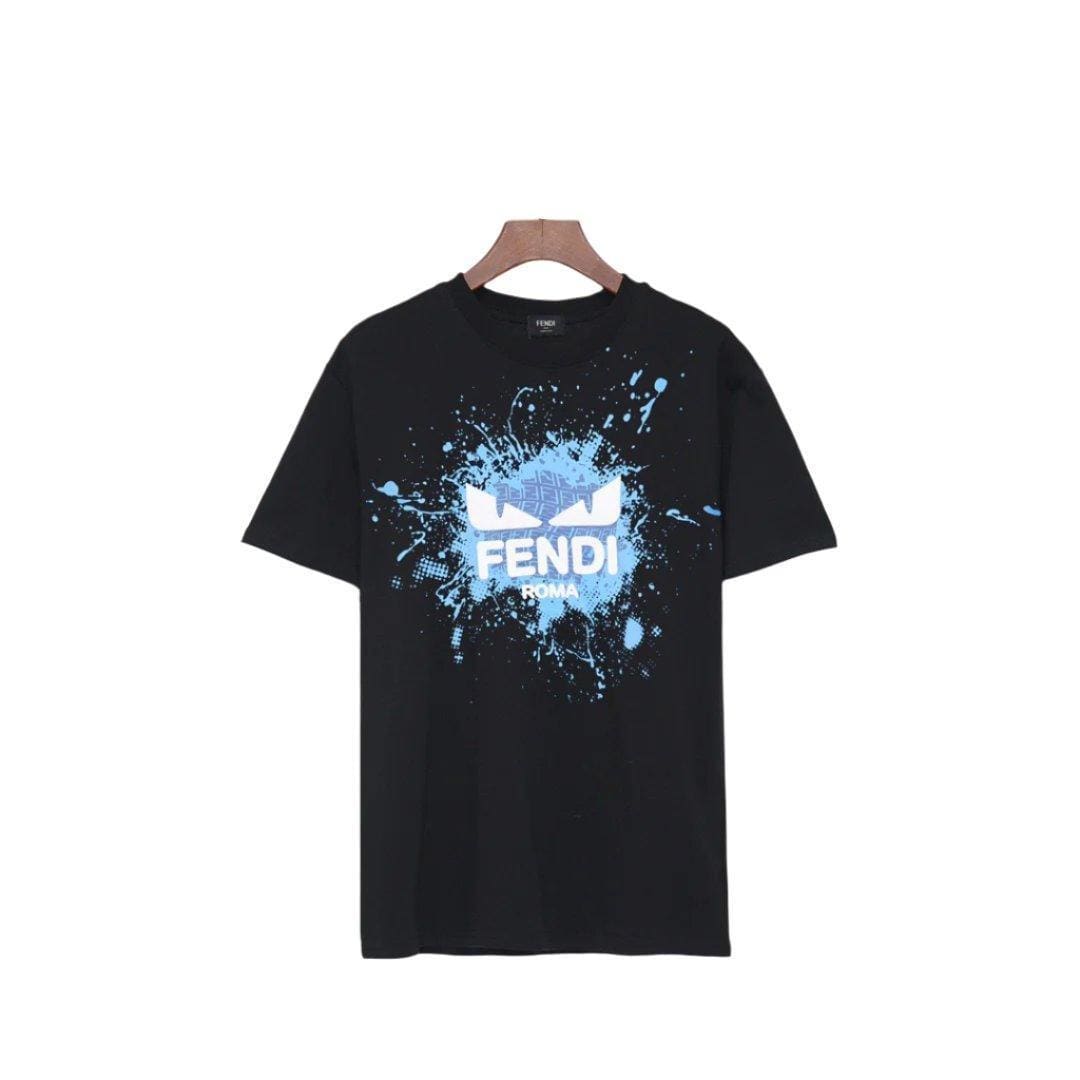 Fendi T-Shirt without Collar 'Black' | Banlieue91