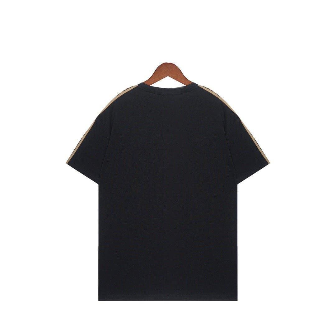Fendi T-Shirt without Collar 'Black & Brown' | Banlieue91