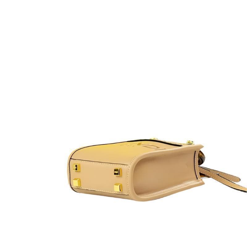 Fendi Vitello King Plexiglass Logo Embossed Mini Fendi Sunshine Shopper Tote | Banlieue91