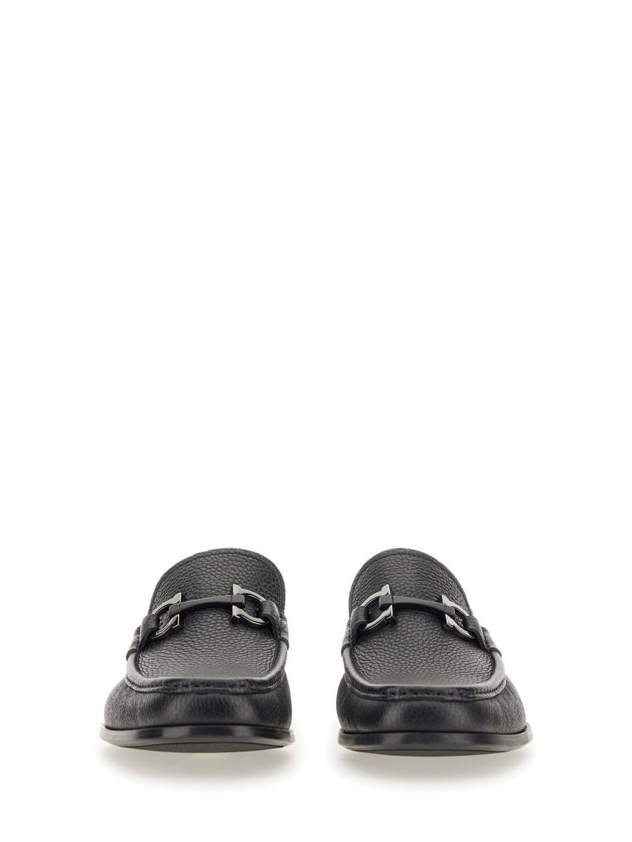 Ferragamo Ornament Gancini Hook Moccasins for Men | Banlieue91