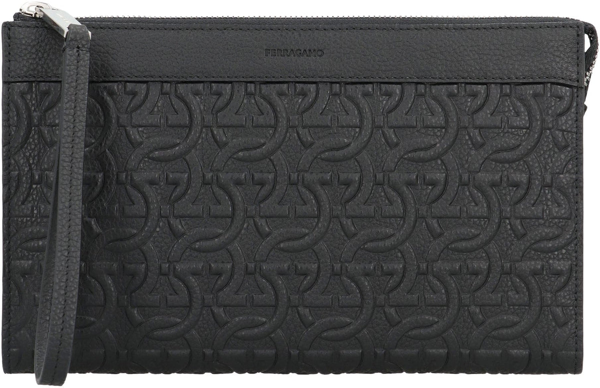 Ferragamo Travel Document Holder with Gancini Hook - 25 CM | Banlieue91