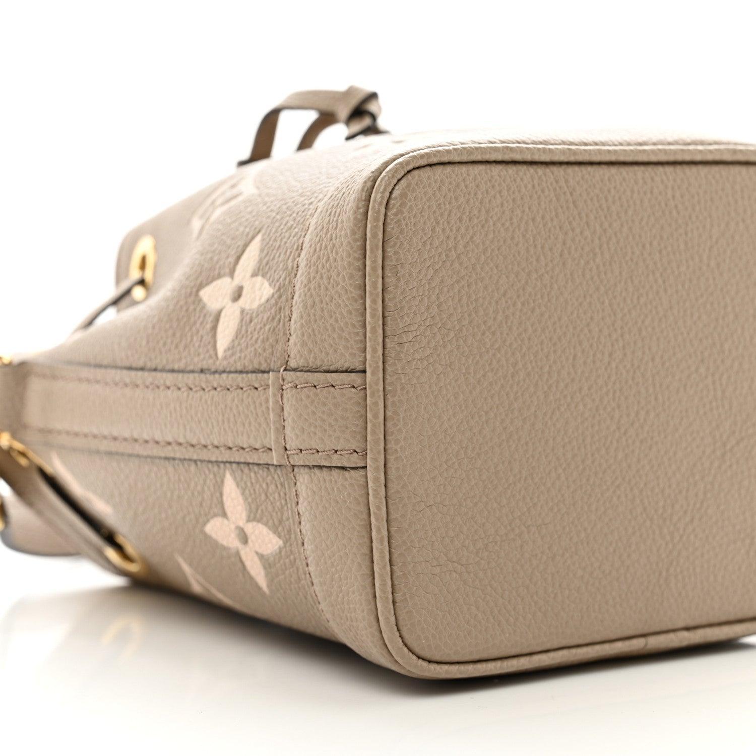 Louis Vuitton Empreinte Monogram Giant Nano Noe Tourterelle Creme - Banlieue91