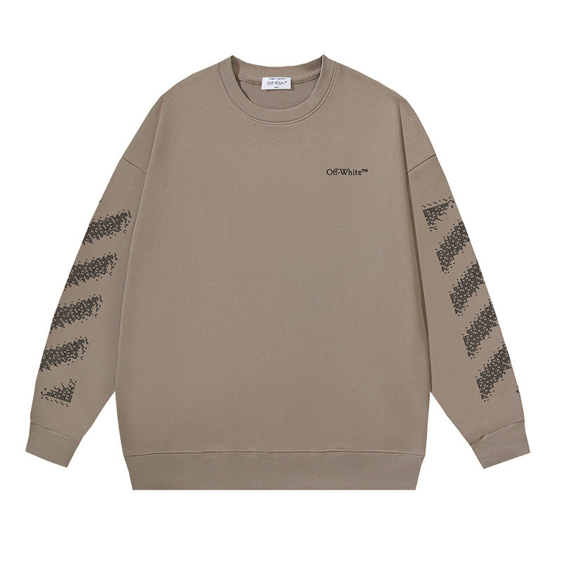Off-White Off-White Scribble Diagram Crewneck Sweatshirt featuring a bold scribble diagram graphic print, crafted from premium cotton with a relaxed fit and classic crew neckline.