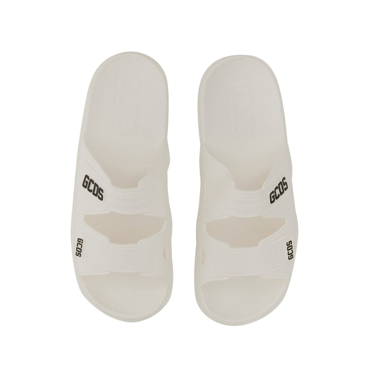 Gcds Rubber Logo Flats Sandals | Banlieue91
