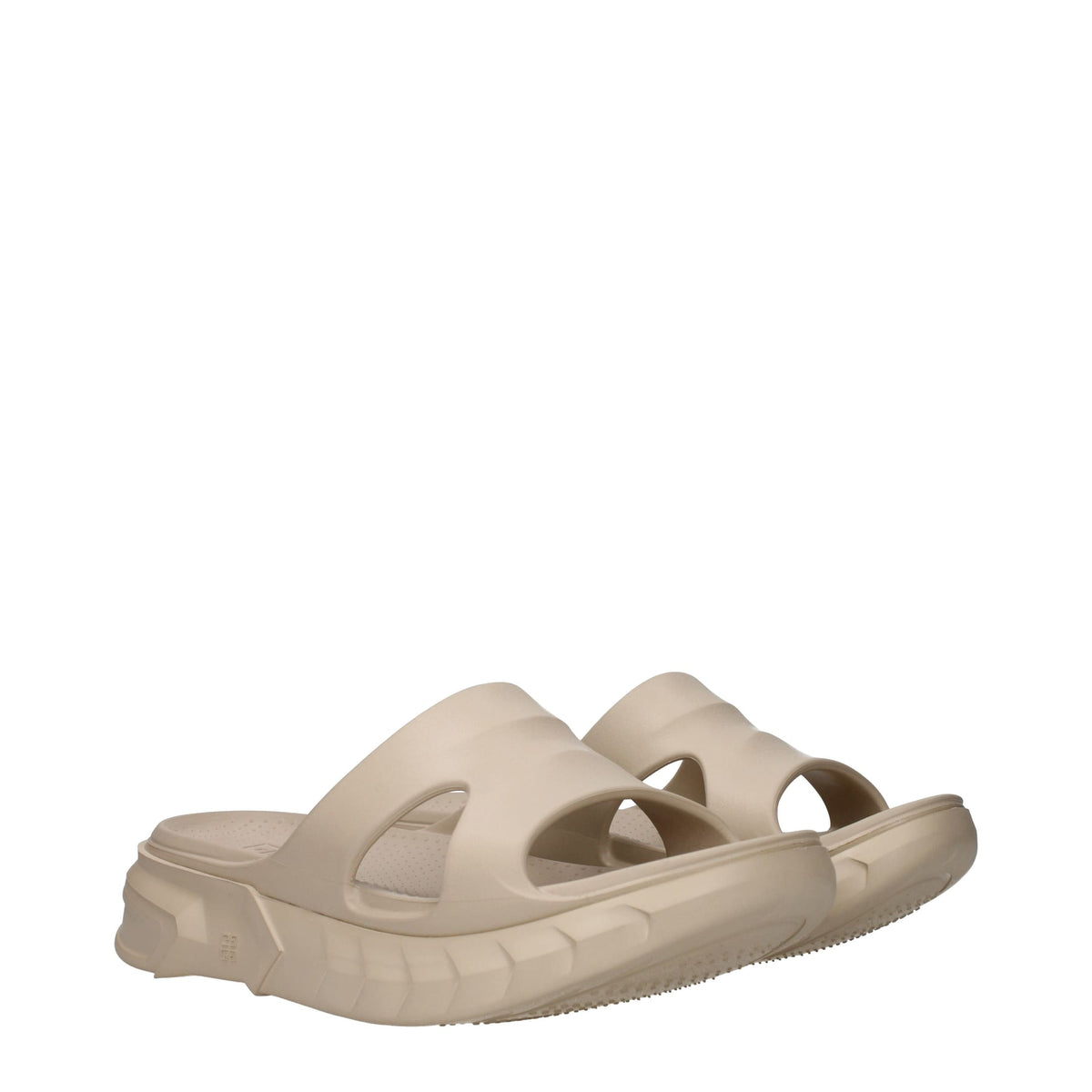 Givenchy Ciabatte e Zoccoli Marshmallow Uomo Gomma Beige/Sabbia | Banlieue91