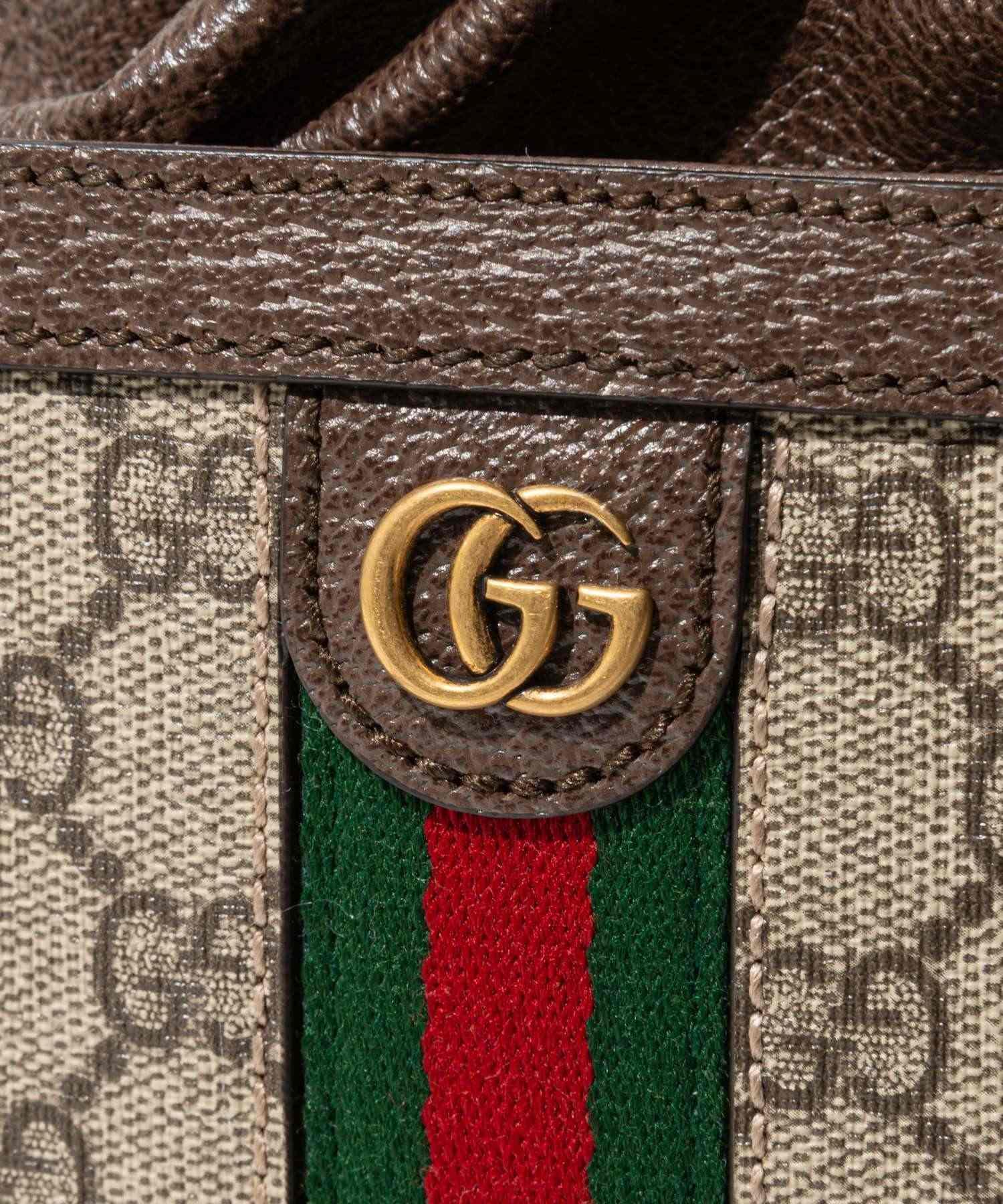 Gucci GG Supreme Canvas Bucket Bag Beige - Banlieue91
