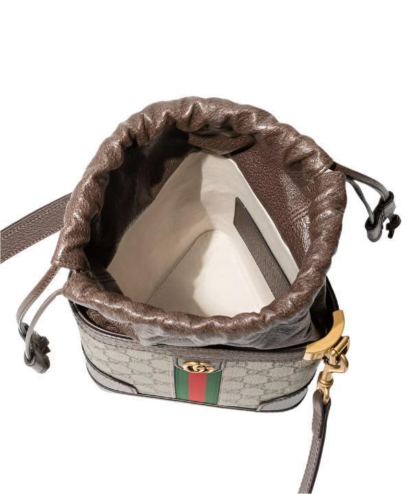 Gucci GG Supreme Canvas Bucket Bag Beige - Banlieue91