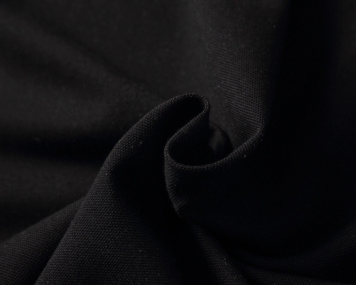 Gucci Black Collar T-Shirt – Luxury Cotton Comfort (Black) | Banlieue91