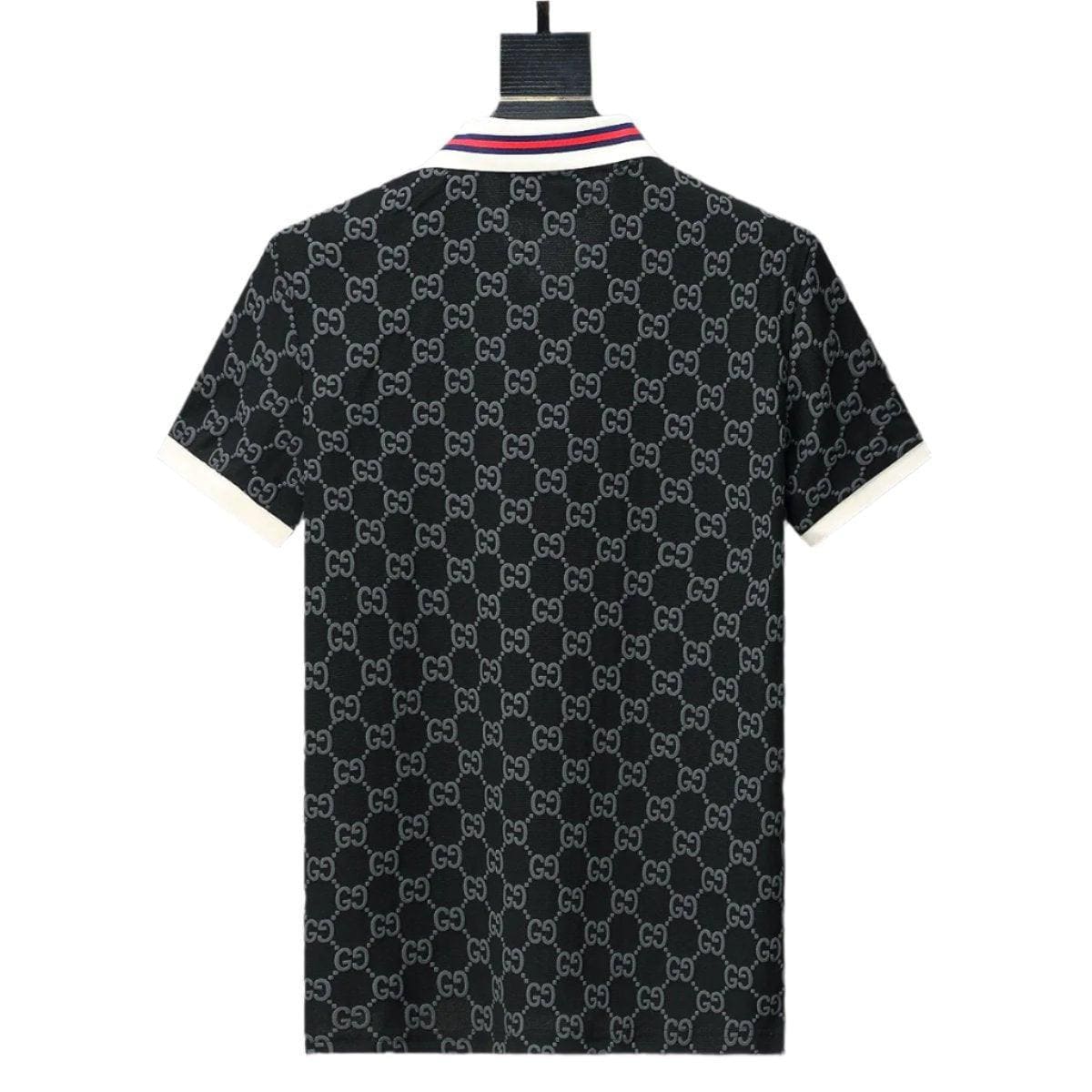 Gucci Black Collar T-Shirt – Premium Cotton Luxury Tee | Banlieue91