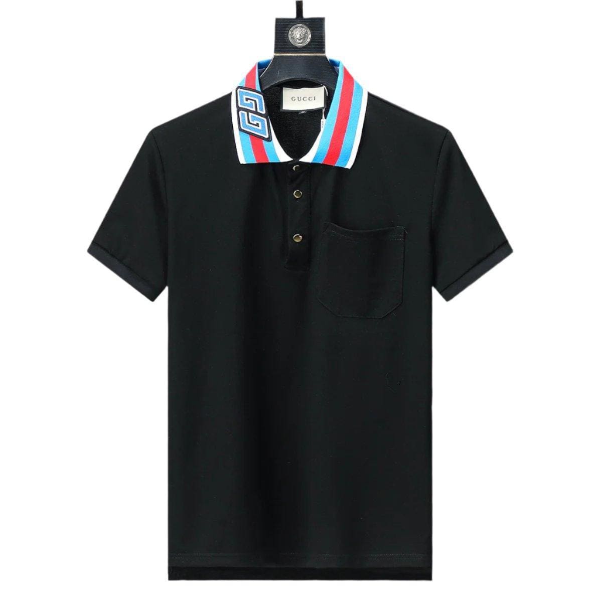 Gucci Black T-shirt with a collar | Banlieue91