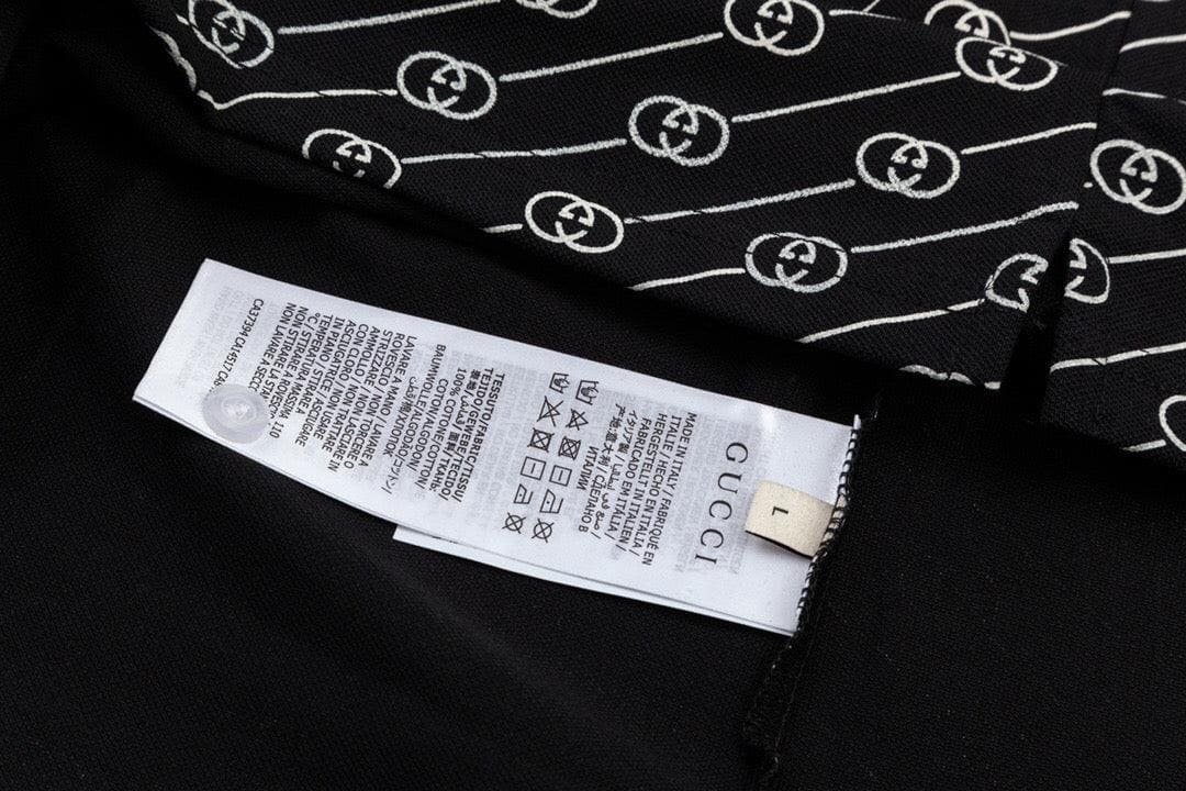 Gucci Black T-shirt with a collar | Banlieue91