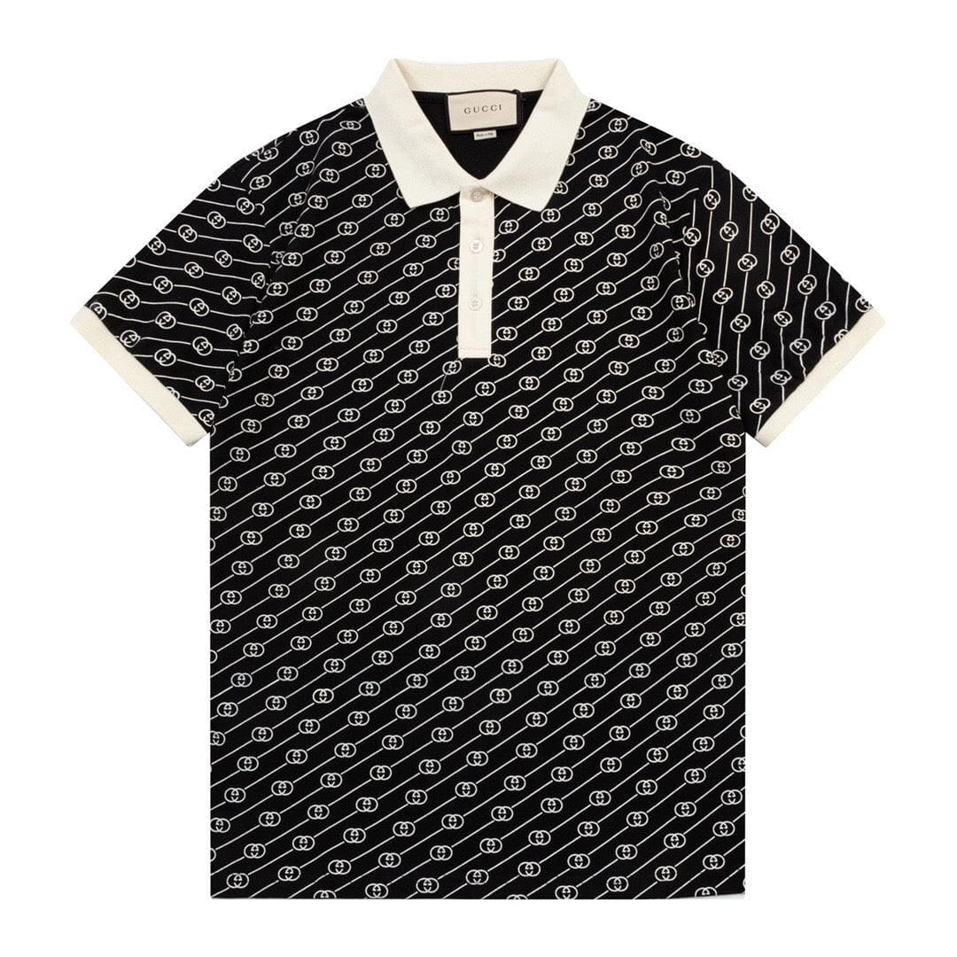 Gucci Black T-shirt with a collar | Banlieue91