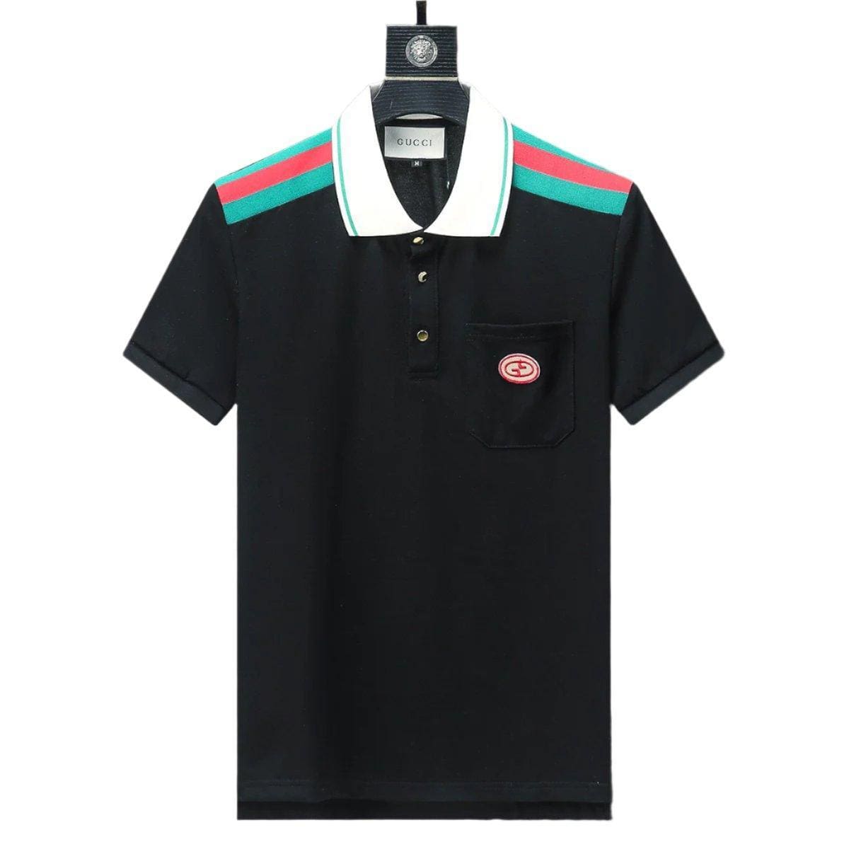 Gucci Black T-shirt with a collar | Banlieue91