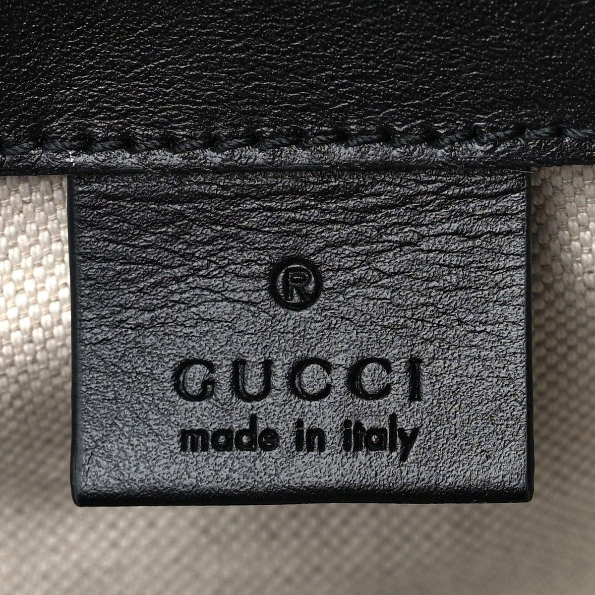 Gucci Calfskin GG Tennis Embossed Double Buckle Backpack Black | Banlieue91