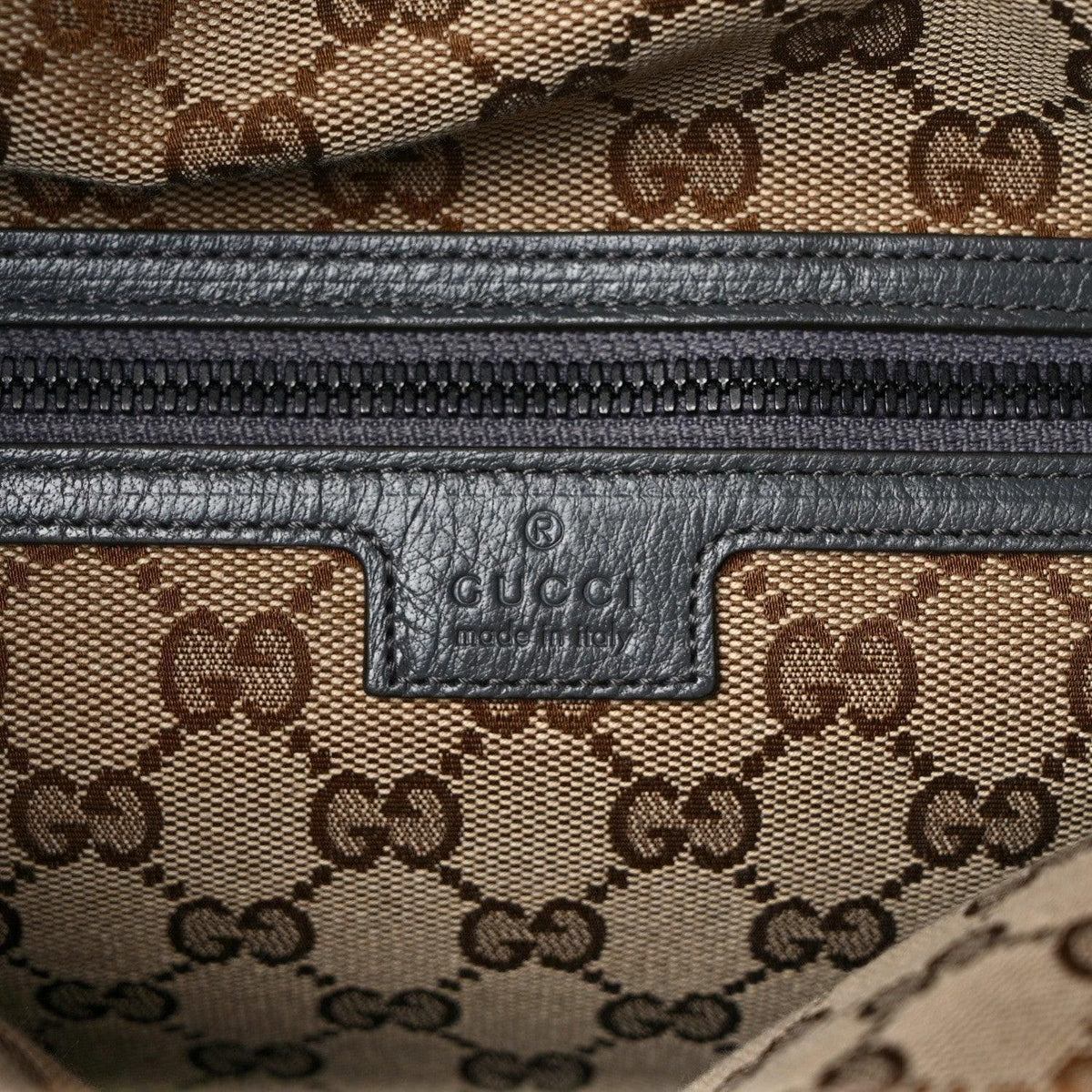 Gucci Calfskin Monochrome Double G Backpack | Banlieue91