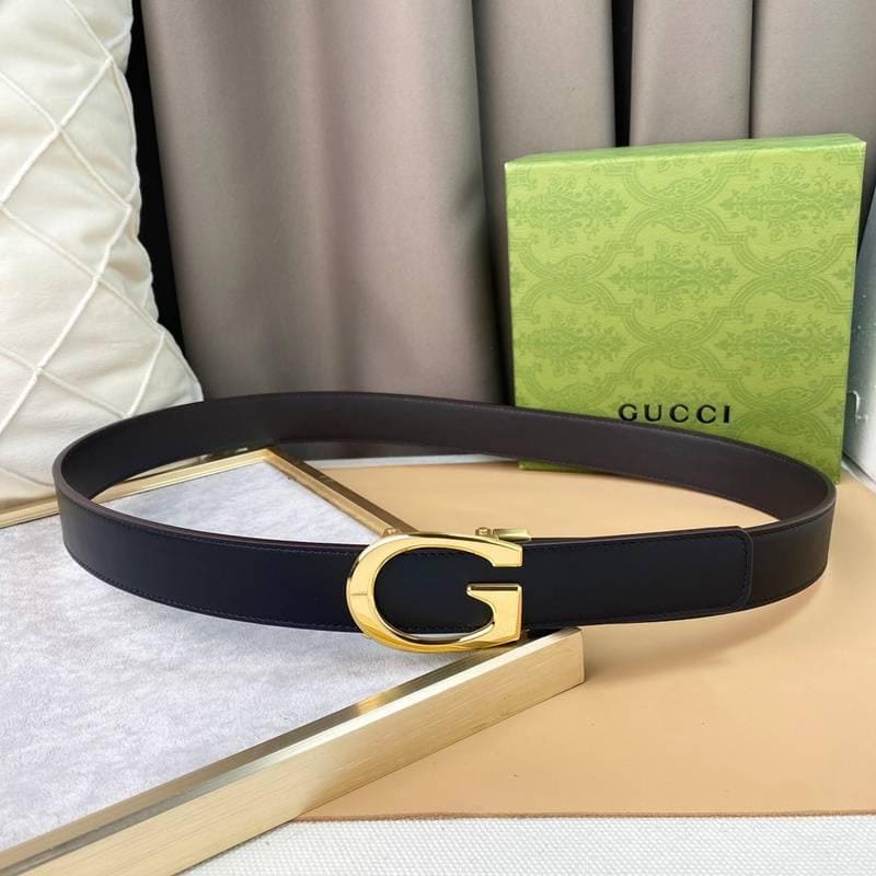 GUCCI Embellished coated-canvas and leather belt 'Black' | Banlieue91