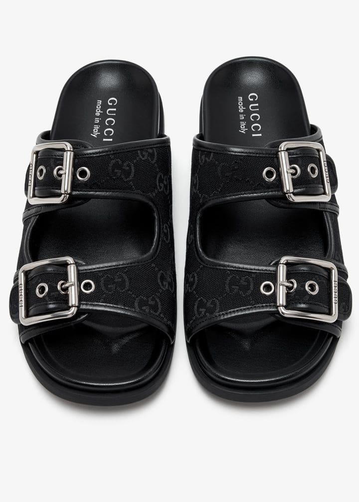 GUCCI Fabric Slippers for Men | Banlieue91