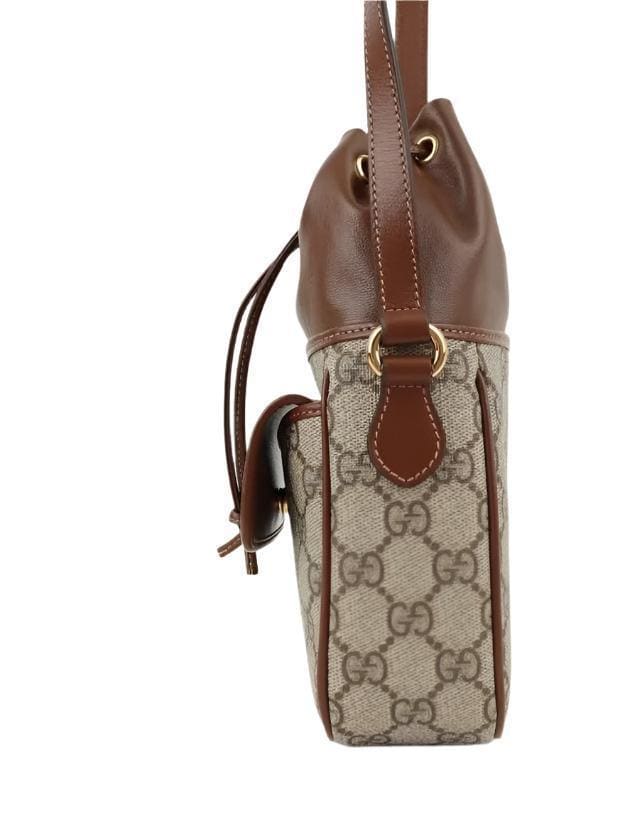 Gucci GG Interlocking G Mini Bucket Bag Beige | Banlieue91