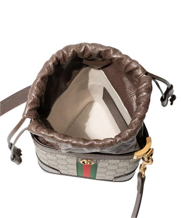 Gucci GG Supreme Canvas Bucket Bag Beige | Banlieue91