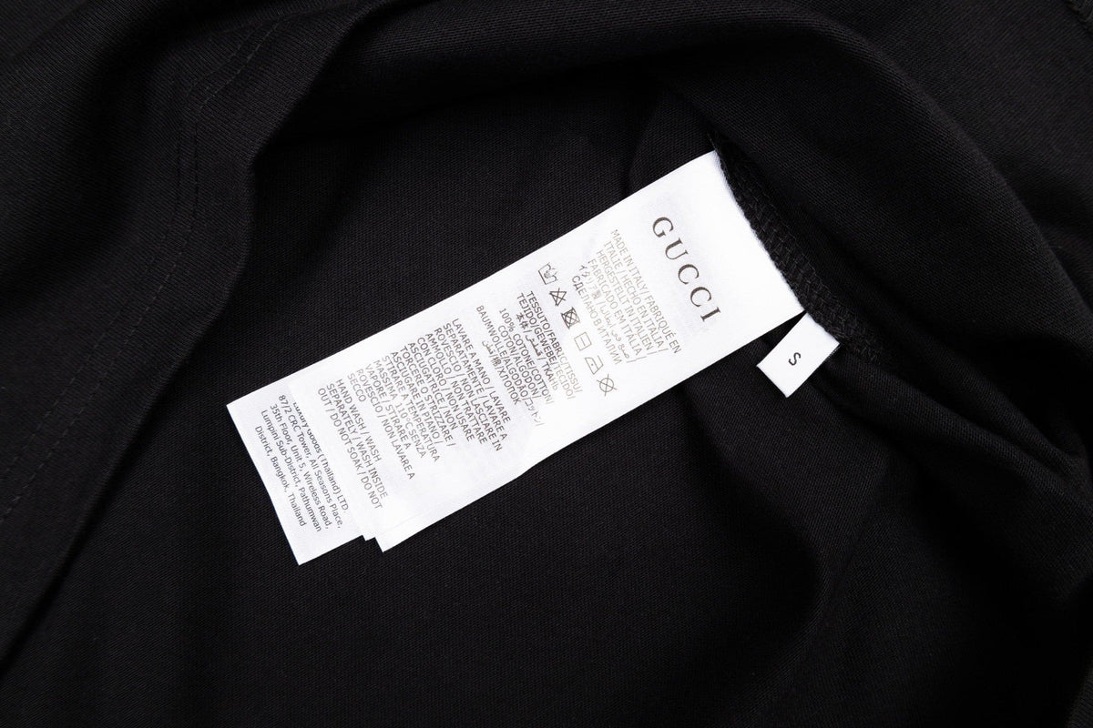 Gucci GG T-Shirt Without Collar 'Black' – Luxury Cotton Tee | Banlieue91