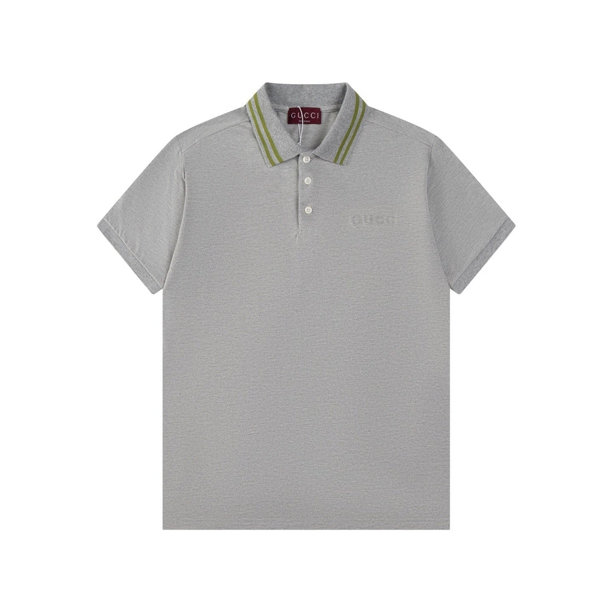 Gucci Luxury T-shirt with Collar Grey - Premium Cotton Comfort | Banlieue91