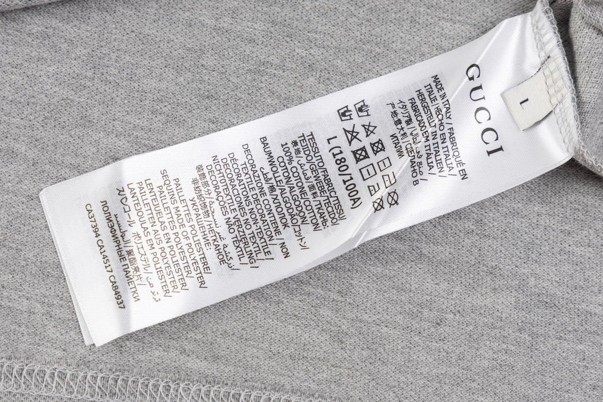 Gucci Luxury T-shirt with Collar Grey - Premium Cotton Comfort | Banlieue91