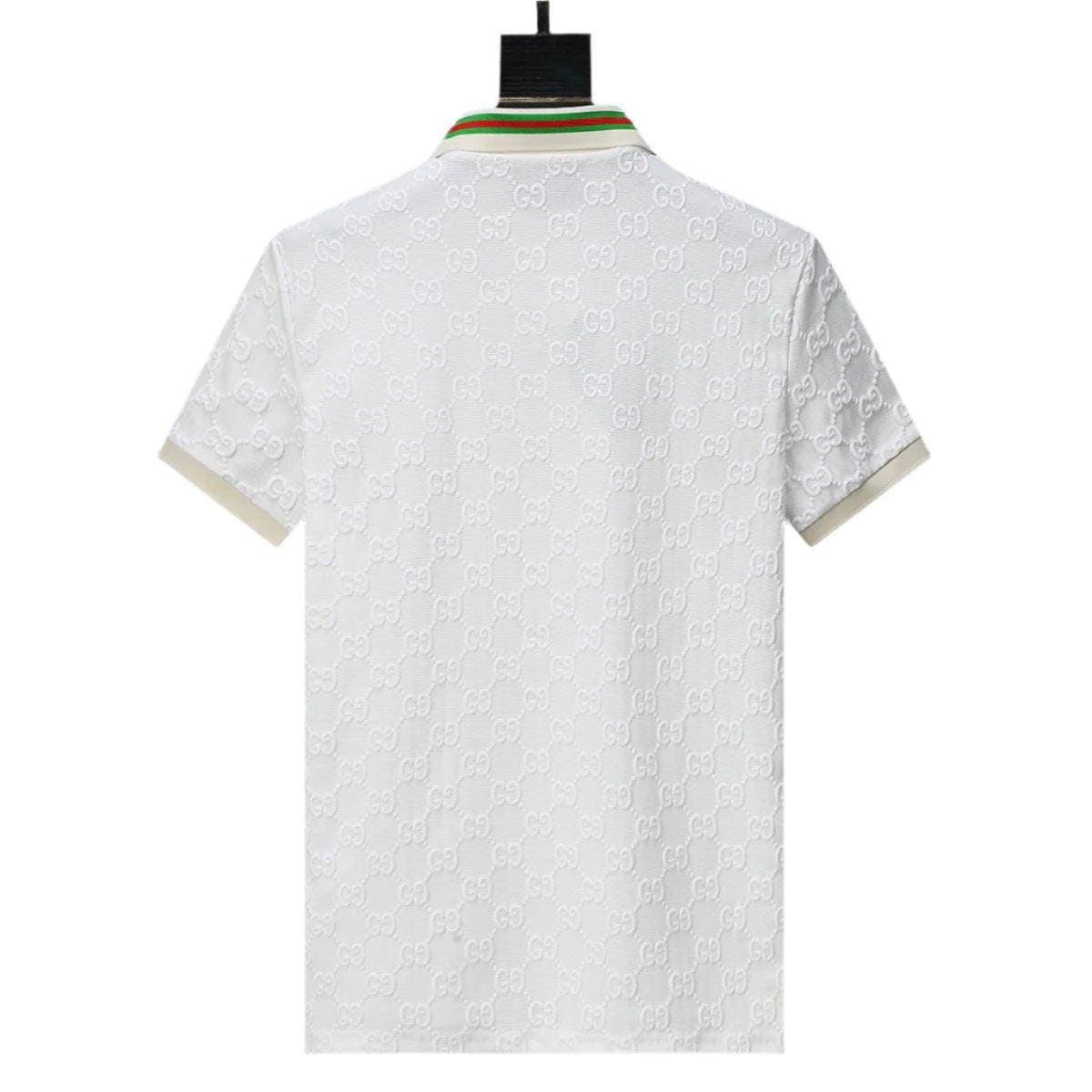 Gucci Luxury White T-shirt with Collar – Men's Premium Cotton | Banlieue91