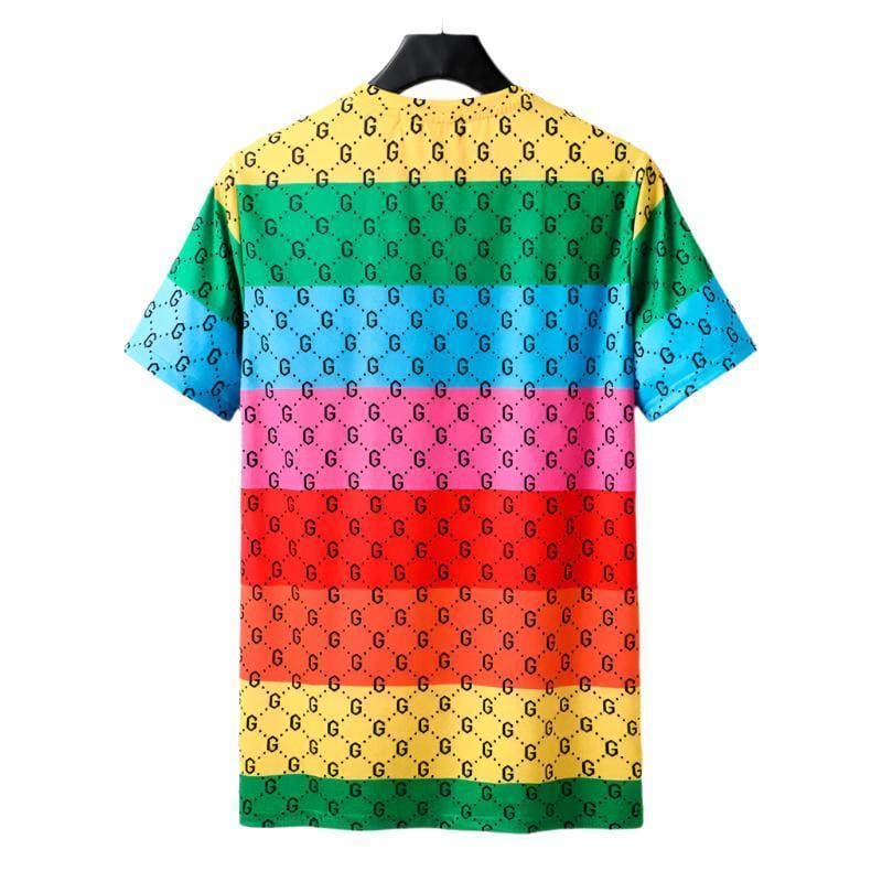 Gucci Multicolor T-Shirt Crew Neck - Luxury Casual Wear | Banlieue91